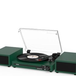 VINYL RECORD PLAYER (DARKGREEN)