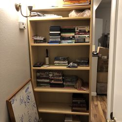 Large Bookshelf Good Condition 79” tall x 31.5” long x 11” deep