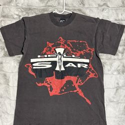 HELLSTAR MENS BLACK AND GRAY T-SHIRT
