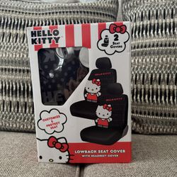 Hello kitty car seat covers 