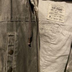 Allsaints women’s distressed parka US size 4/UK size 8