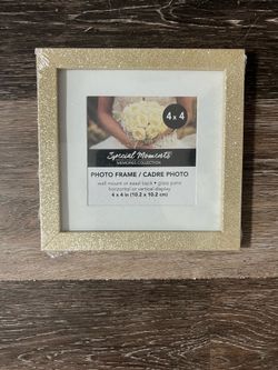 4 glitter picture frames