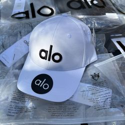 White And Black Alo Hat 