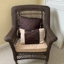 Wicker Style Armchair 