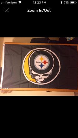 Pittsburgh Steelers Grateful Dead Banner