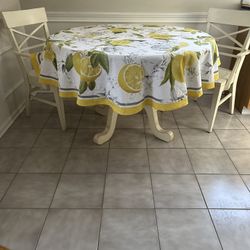 Dining Table + 2 Ethan Allen Chairs + Cover – $100 (Moving Sale)