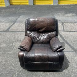 Leather Rocking Chair (free Delivery)