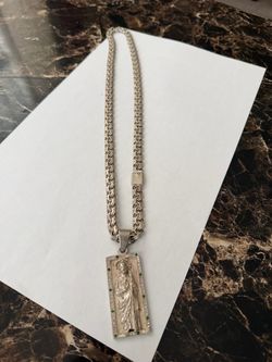 Cadena de plata 24 inchas