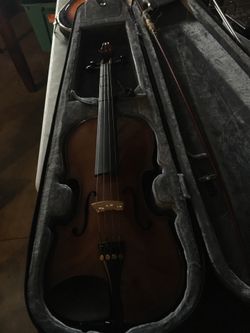 Violin with case