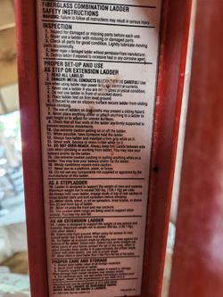 Werner Fiberglass Combination Ladder and Keller 6 foot painting ladder