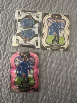 Ousmane Dembele fifa prizm World Cup / select road to World Cup soccer card lot