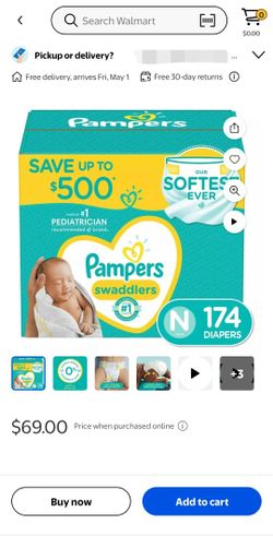 Diapers - Newborn Pampers