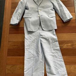 Tommy Hilfiger Suit Jacket and Pants  Size 6  Boys Light Blue