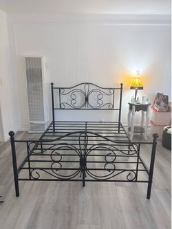 Black Queen Bed Frame