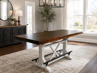 Dining Table – 60” Counter Height – Ashley Furniture – Farmhouse Style