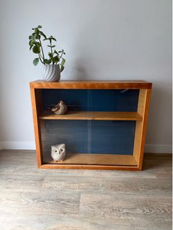 EXCELLENT Display Cabinet - Mid-Century Modern - Sliding Glass Doors - delivery available
