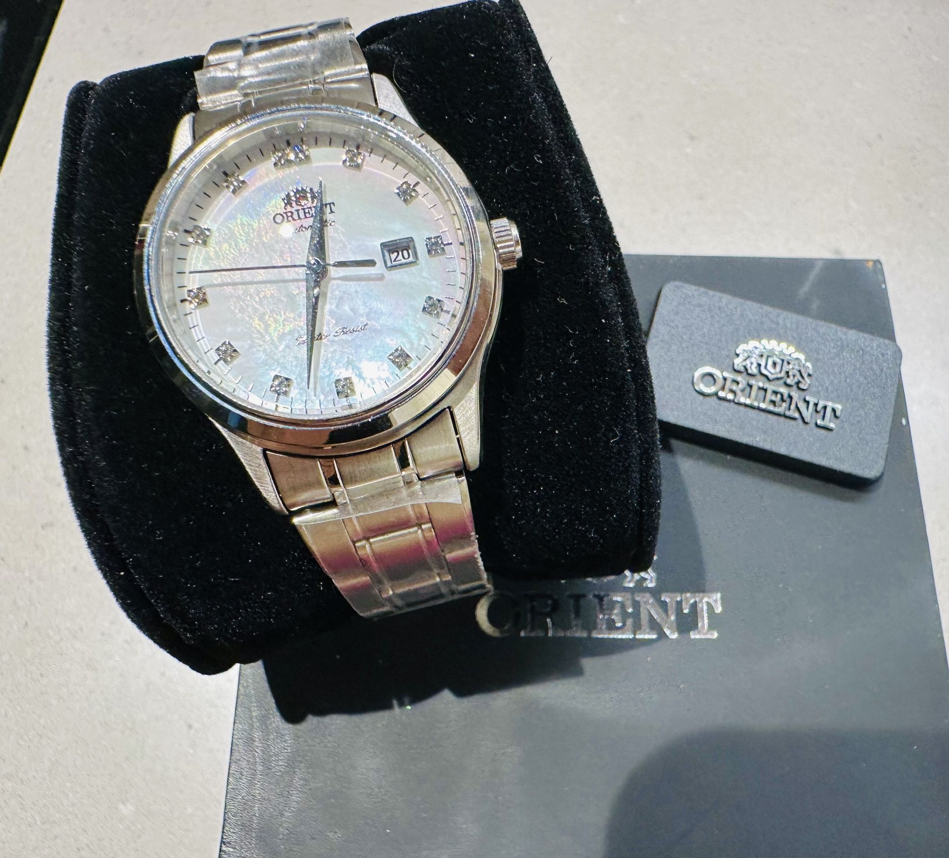 Orient Charlene Classic Automatic Pearl Dial Swarovski  display picture 1