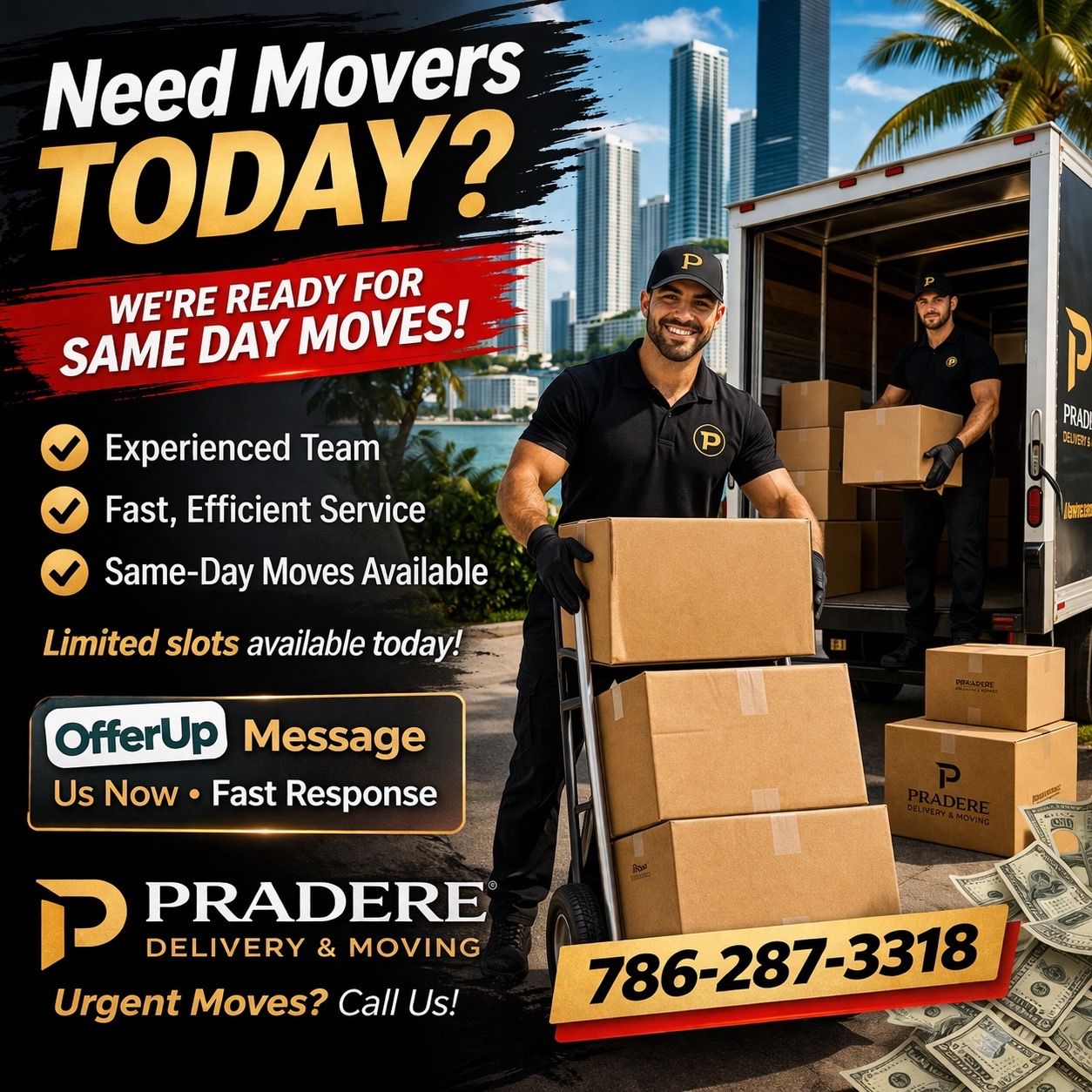 Moving today equipment