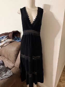 Large black dress