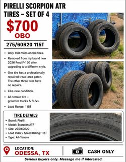 PIRELLI SCORPION ATR 275/60R20 115T