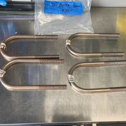 U Bolts. 1/2”x 16 Set New