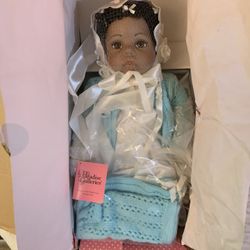 Vintage Paradise Galleries Patricia Rose TC 1999 Wedding Dress Bride Doll 18"