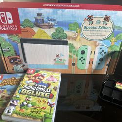 Nintendo Switch (special Edition) Animal Crossing