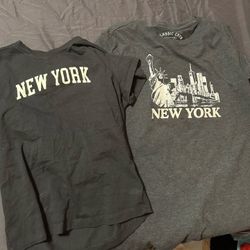 2 New York T-shirts