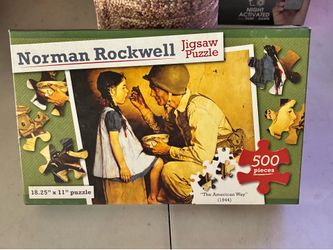 2 Norman Rockwell puzzles