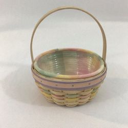 Longaberger Easter Basket White Washed 2001