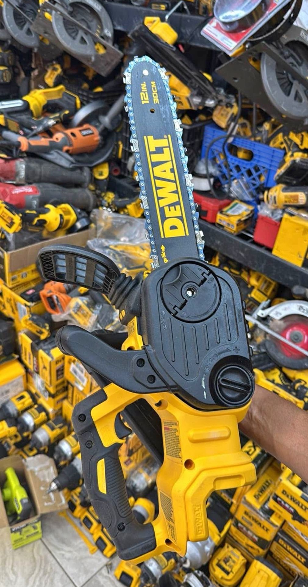 dewalt 20v cordless 12in chainsaw tool only