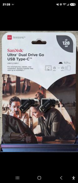 SanDisk Ultra Dual Drive Go USB Type-C 128GB 2-Pack