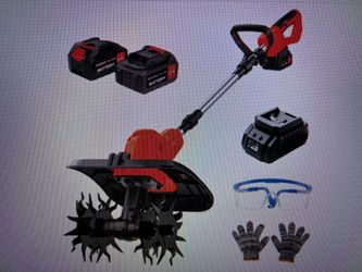POGGT 21V Cordless Tiller