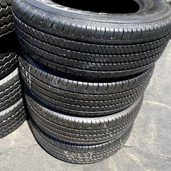 set of used tires with 95 thread life 245/65R17 toyo