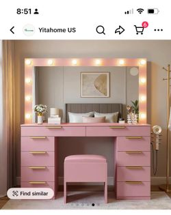 Pink Vanity