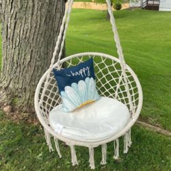 Boho Hanging  Rope Swing/Chair Round Or Square  NEW 