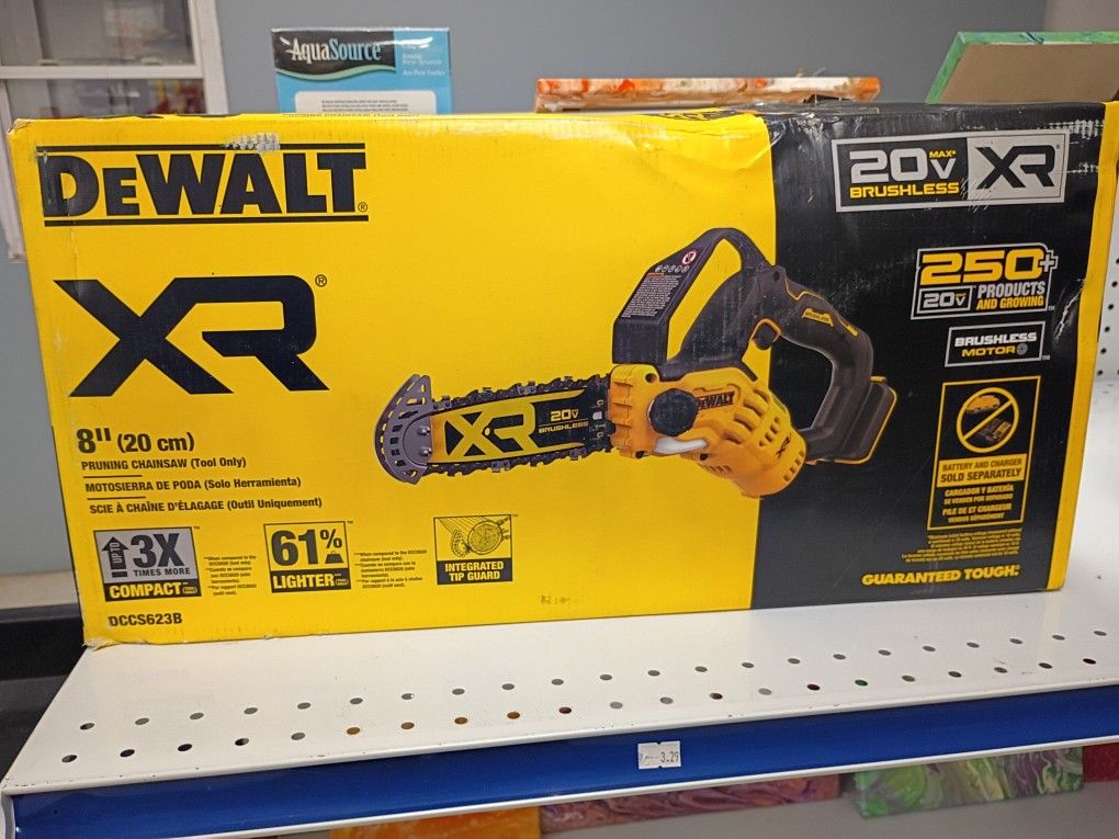 DeWalt XR 8" Chainsaw 