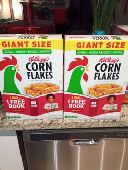 2 Boxes of Kelloggs Corn Flakes