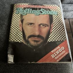 Ringo Starr Cover Of Rolling Stone Magazine 1981