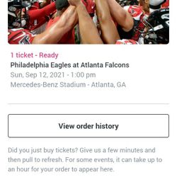 Falcons - Eagles Tickets