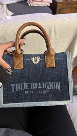 True Religion Modern Edge Denim Tote
