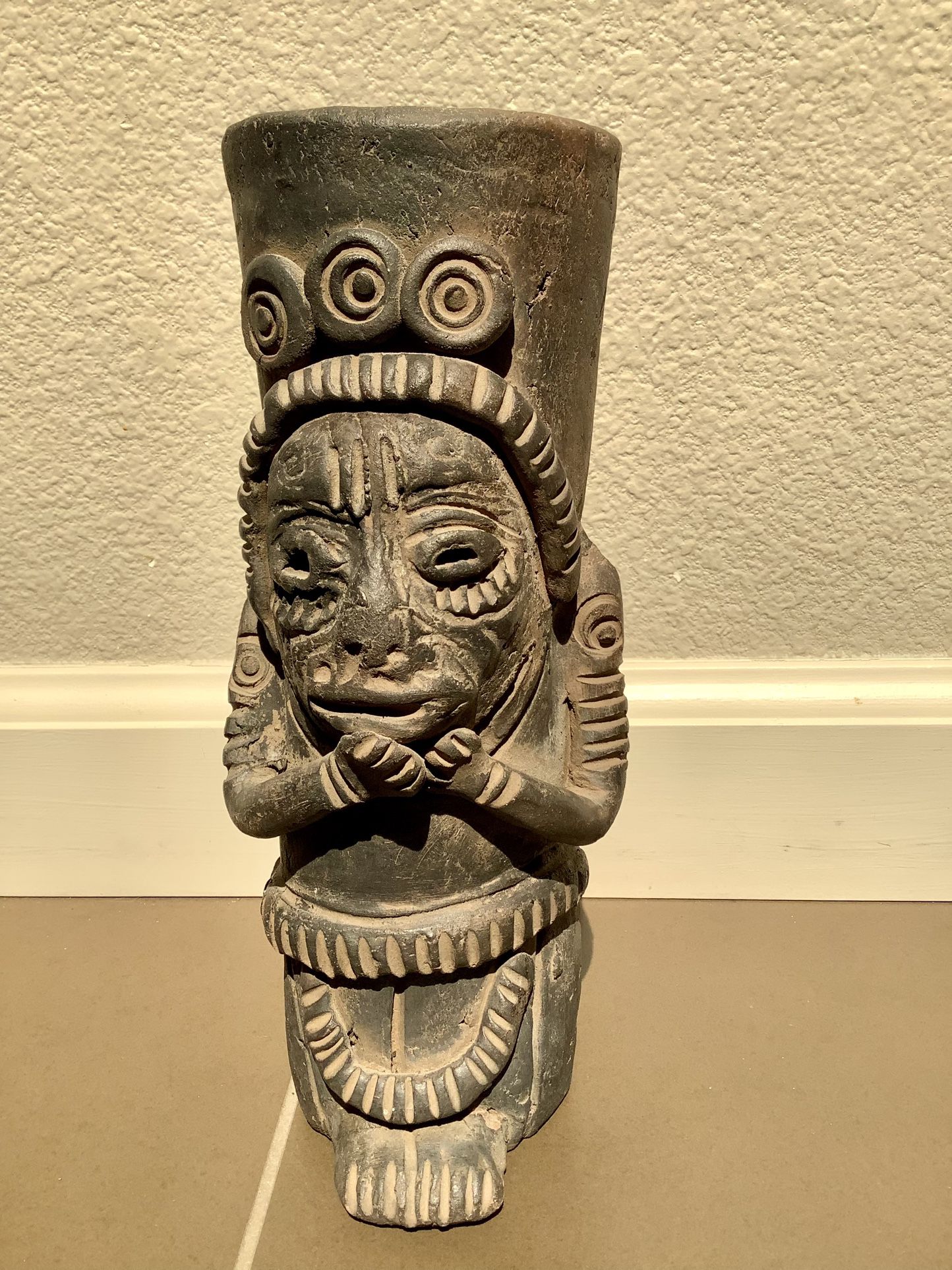 Antique Mayan/Inca Ceremonial Terracotta Cup