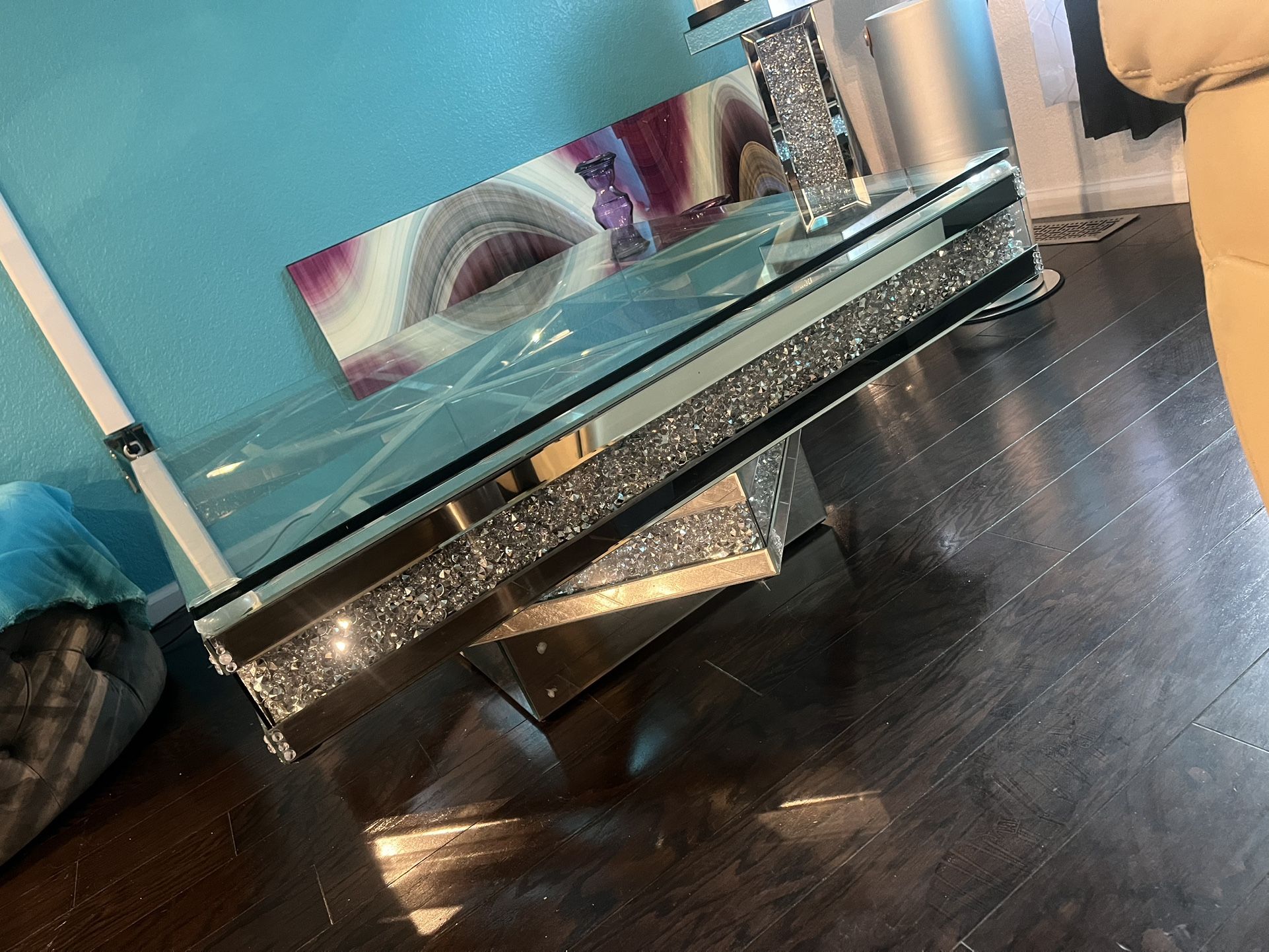 Elegant Glass Coffee Table