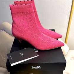 Coach Pink boots
