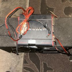 Kicker & Sub W Crunch Amp(pioneer Stereo W It)