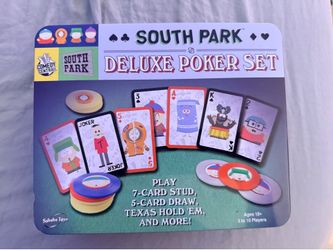 Game South Park deluxe poker set in Tin by Sababa Toys