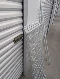 4-Tier SHELVING UNIT WHITE