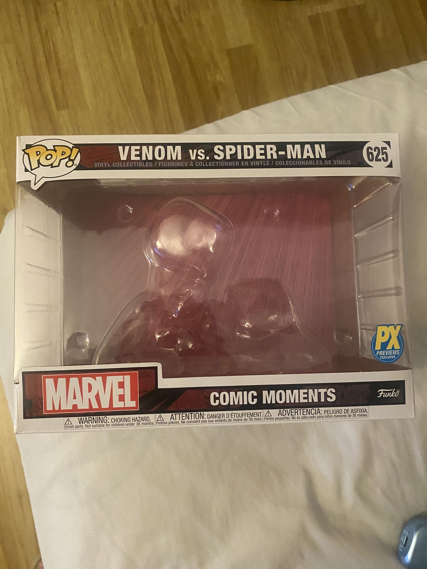 (Box Only) Funko Pop Spiderman Vs Venom Moment