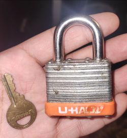U-Haul Padlock with Key