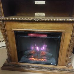 Fireplace TV stand 